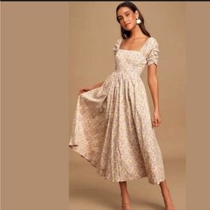 Free People She's a Dream Midi Dress Size 6